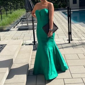 Emerald Green Gown